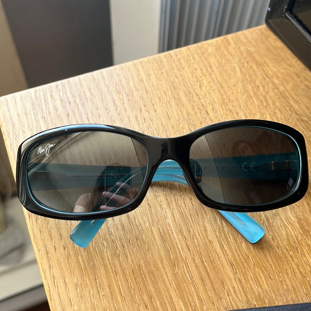 Maui Jim Black and Blue Sunglasses